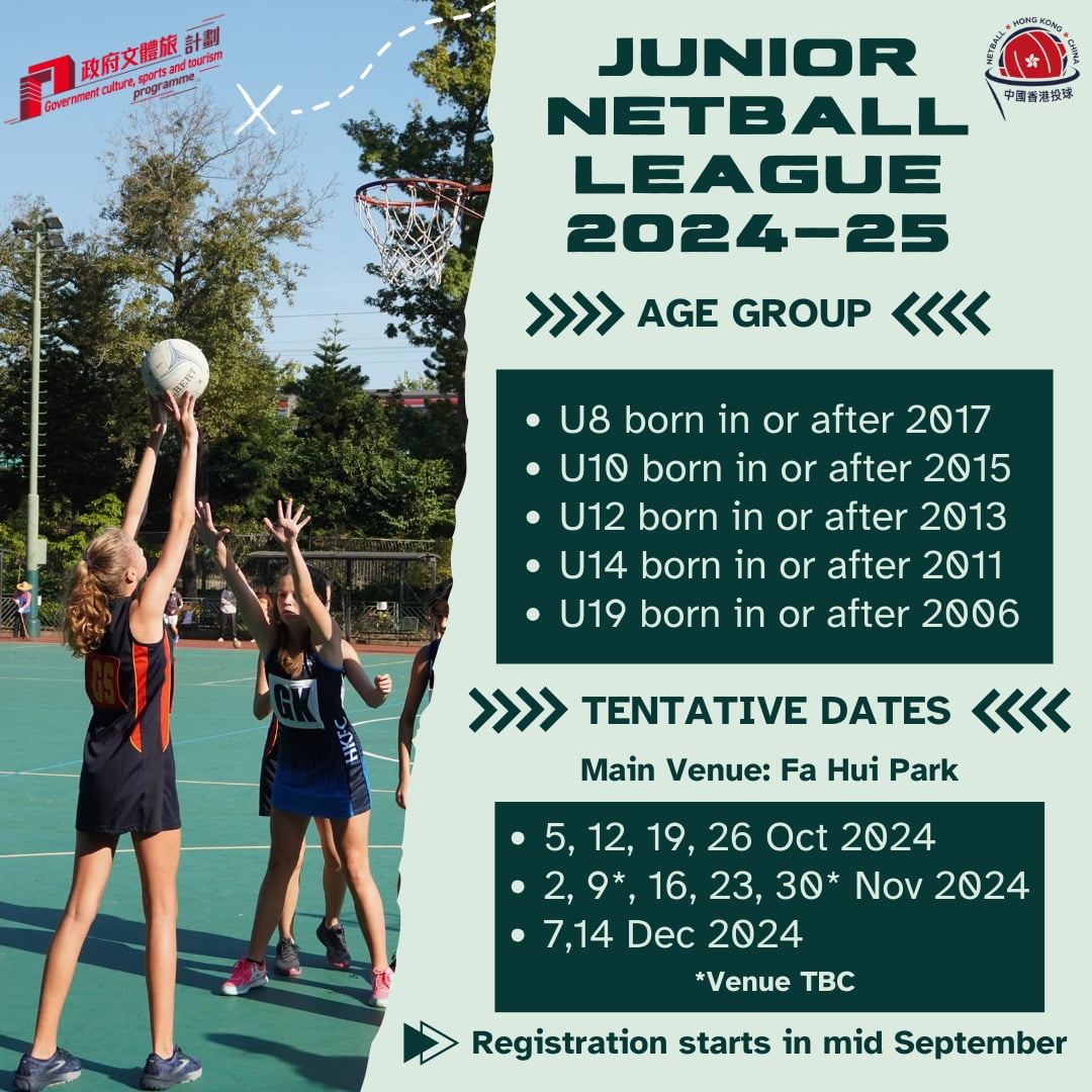 Junior Netball League Registration