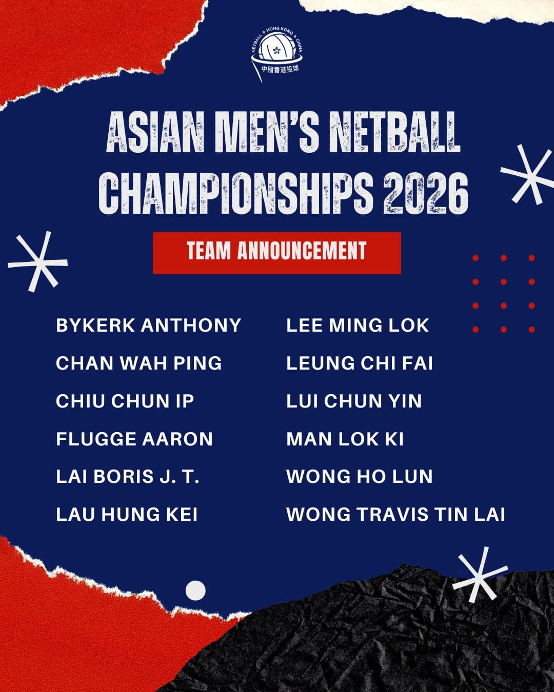 Asian Men’s Netball Championship 2026! 🏐🔥