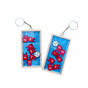 Keyring - Netball Court